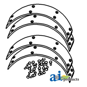 A-AB3849R Brake Lining