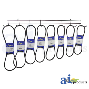 A-BR1 Belt Rack 36" 8 Hooks