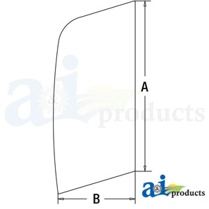A-4651659 Glass, Upper Door Front