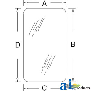 A-T30859 Glass, Door (RH/LH) - Tinted
