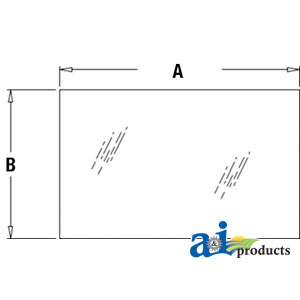 A-T242700 Glass, Rear, Upper