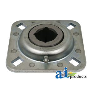 A-FD209RM-I Bearing, Flanged Disc; Square Bore, Re-Lubricatable