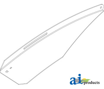 A-H222455 Vane, Straw Chopper, No. 3 & 6 (LH)