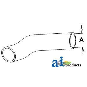 A-TY22430 Radiator Hose, Upper
