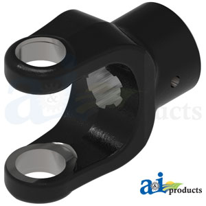 A-801-4406 Spline Bore Implement Yoke (w/ Pin Hole)
