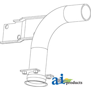 A-E3NN5246BA11B Elbow, Exhaust Inlet Pipe