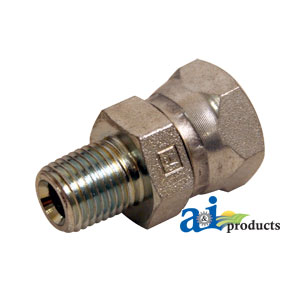 A-43D53 Straight Female NPT Swivel X Male NPT Adapter