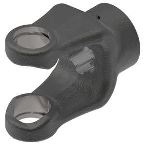 A-801-3506 Spline Bore Implement Yoke (w/ Pin Hole)