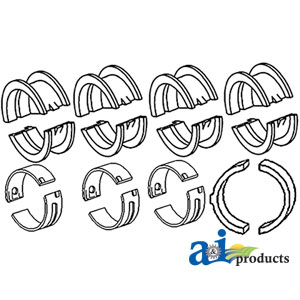 A-MB451-20 Bearing Set, Main (.020", set of 7)