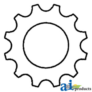 A-ACSPROCKET158 Sprocket w/ 1 5/8" Hole