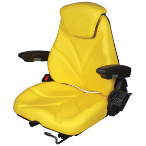 A-F20ST3010 Seat, F20 Series, Slide Track, Yellow Vinyl