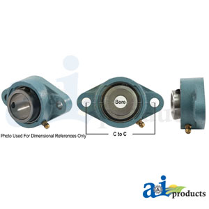 A-SATNR114R-I 2 Bolt Flanged W/ Set Screws