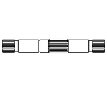 A-897567M3 Shaft, Hydraulic Cross