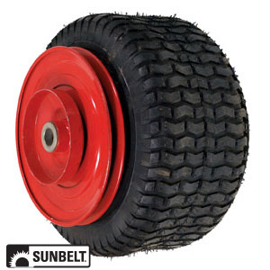 A-B1CO57 WHEEL-TURF, DRIVE, 13X6.5X6, RED