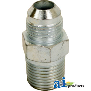 A-2404-08-08 Straight Connector JIC Male-NPTF Male, 2 pk