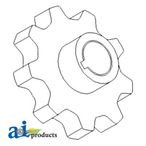 A-87283438 Sprocket, Elevator Head Drive