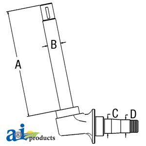 A-11B8726 Spindle (RH/LH)
