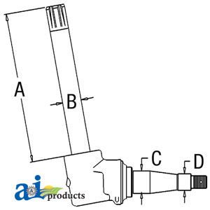 A-AR53850 Spindle (RH/LH)