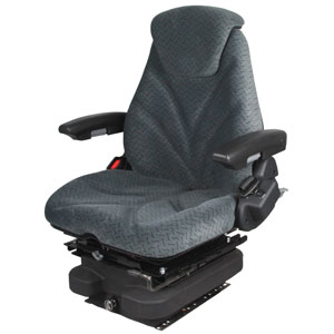 A-F20A5035 Seat, F20 Series w/ Isolator, Low Pro Air Suspension, Gray Cloth