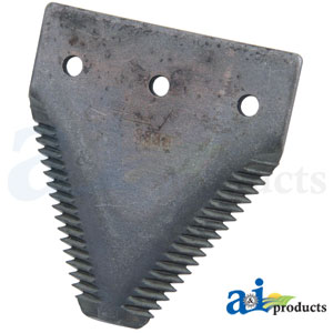 A-231-271 Black 11ga Big Tooth, 3 Hole