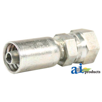 A-F-BSPX-06-08 (HC-F-BSPX) Female BSP Parallel Pipe - Swivel - Straight