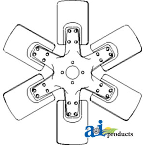 A-530177M1 Fan, 6 Blade