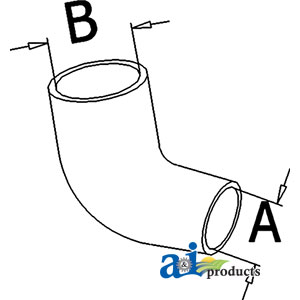 A-L61990 Radiator Hose, Upper