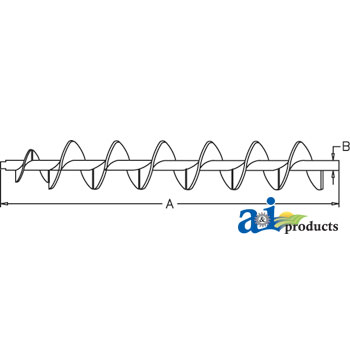 A-71388940 Auger, Grain Bin Loading (Extended Wear)