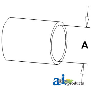 A-742999M1 Hose; Water Pump Outlet