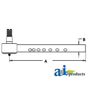 A-1043487M91 Drag Link Rod (RH)