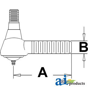 A-E3NN3307AA Tie Rod, Short