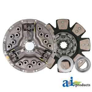 A-CLK101 Clutch Kit: 14", Pressure Plate, Trans Disc, Release Bearing, Pilot Bearing