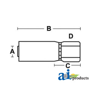 A-FP-04-06-W (HW-FP) Female NPTF Pipe - Rigid - Straight