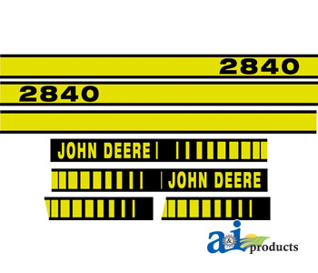 A-JD2840 Hood Decal