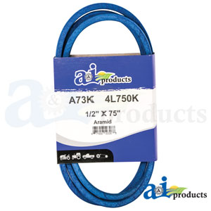 A-A73K Aramid Blue V-Belt (1/2" X 75" )