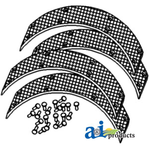 A-RE235937 Brake Lining w/ Rivets