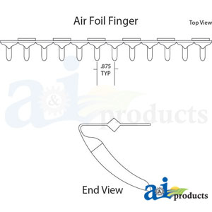 A-1319092C4 Chaffer, Adjustable Air Foil, Top