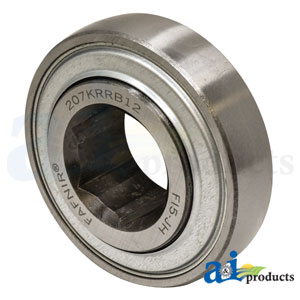 A-207KRRB12-P Bearing, Ball; Spherical, Hex Bore, Pre-Lube