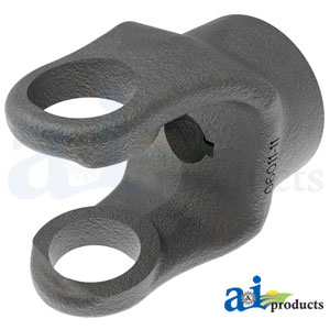 A-800-1010 Implement Yoke, 5/8" Round Bore, 3/16" Keyway, w/ Set Screw