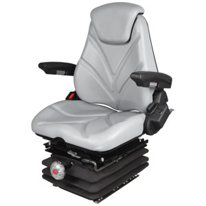 A-F20M7150 Seat, F20 Series w/ Isolator, Mechanical Suspension, Gray Vinyl