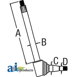 A-3040894M92 Spindle (LH)