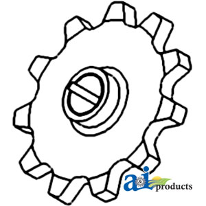 A-312571510 Sprocket, Clean Grain Elevator, Lower