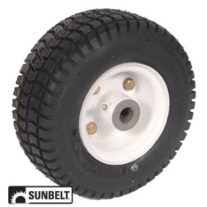 A-B1FP108 WHEEL-TURF, 9X3.5X4, WHITE, FP
