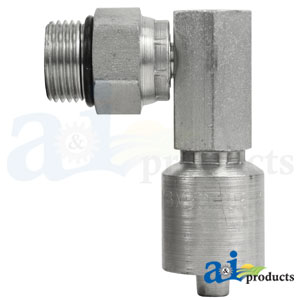 A-MBX90-06-10-W (HW-MBX90) Male O-Ring Boss - Swivel - 90° Elbow