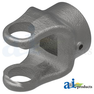 A-804-0614 Square Bore Implement Yoke 7/8" (w/ Set Screw)
