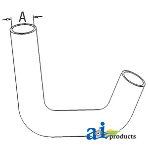 A-505617M1 Radiator Hose, Bottom