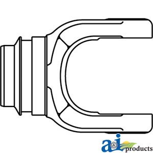 A-D447002 Tube Weld Yoke w/ Bearing Groove and Bore