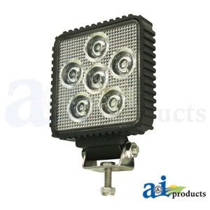 A-WL10E Work Lamp, E-Series LED, Flood, Square