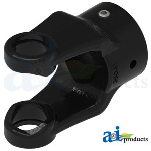 A-8003524H Round Bore Implement Yoke (w/ Keyway & Pinhole)