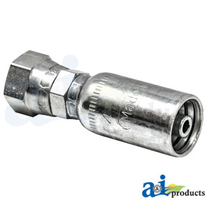 A-FFX-04-04 (HC-FFX) Female Seal Lok - Swivel - Straight - Short